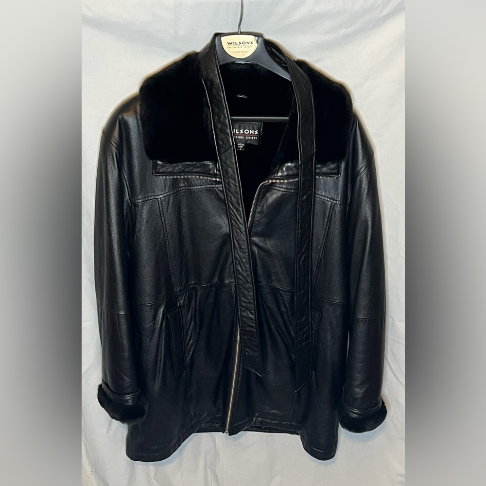 Wilson’s Leather Leather and Faux Fur Coat